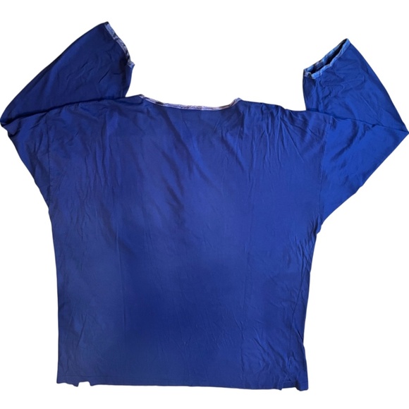 Victoria’s Secret Gold Label Vintage 80s Embroidered Blue Nightgown Size Large - Picture 2 of 8